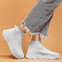 Mesh Slip On Running Shoes Soft Comfortable Outdoor Sneakers