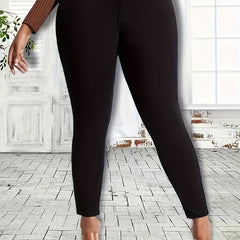 High Rise High Stretch Skinny Jeans for Plus Size Women
