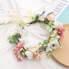 Girl s Simulated Rose Wreath Hair Accessories