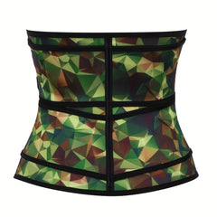 Geometric Pattern Tummy Wrap Tummy Control