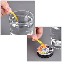 5m Tape Measure + PH Test Paper 0-14 for Water Solution Acidity Alkalinity