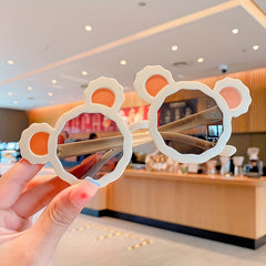 4pcs Bear Frame Sunglasses Sun Protection Accessories for Summer Holiday