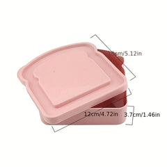 Portable Bento Box for School & Office, Leakproof Food Container, Reusable