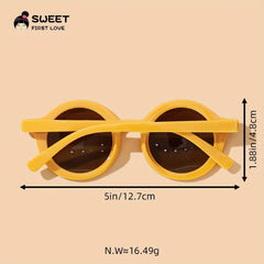 2pcs Bow Headband Round Sunglasses Set Holiday Party Girls Accessories