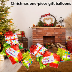 2pcs Christmas Gift Balloons Thanksgiving Halloween Scene Decoration