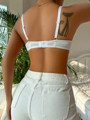 2pcs Solid Push Up T-Shirt Bras Breathable Comfy Women's Lingerie & Underwear