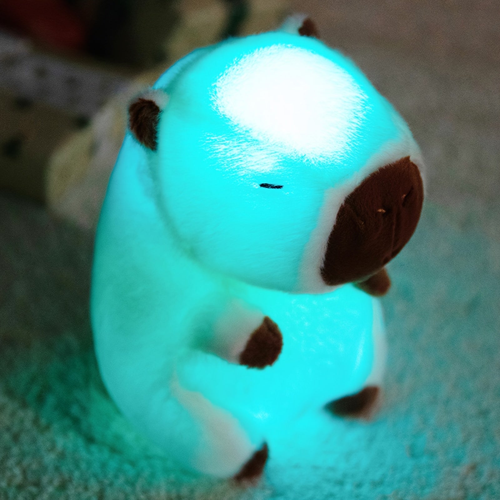 Light Up Capybara Plush Toy LED Lights Soft Glowing Stuffed Animal