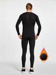 Men's Quick Drying Compression Shirt & Leggings Set