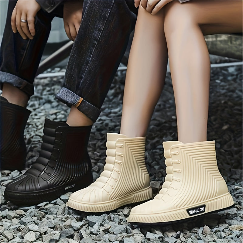 Waterproof Anti slip Outdoor Rain Boots for Women