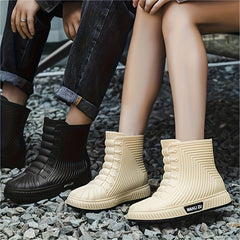 Waterproof Anti slip Outdoor Rain Boots for Women