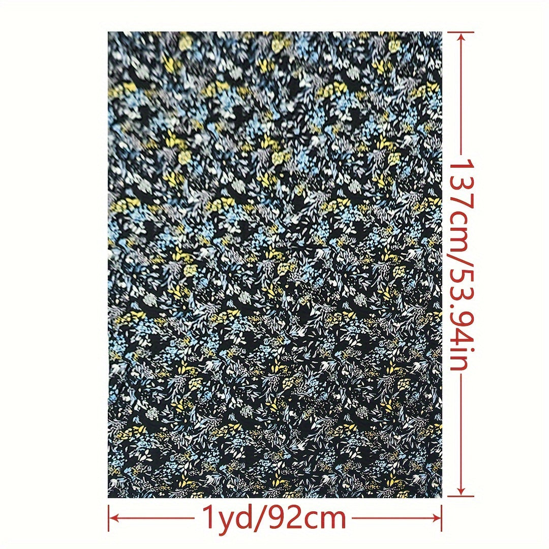 1yd Faux Cotton Fabric Diy Cloth Pants Dress Fabric Diy Quilt Covering Fabric