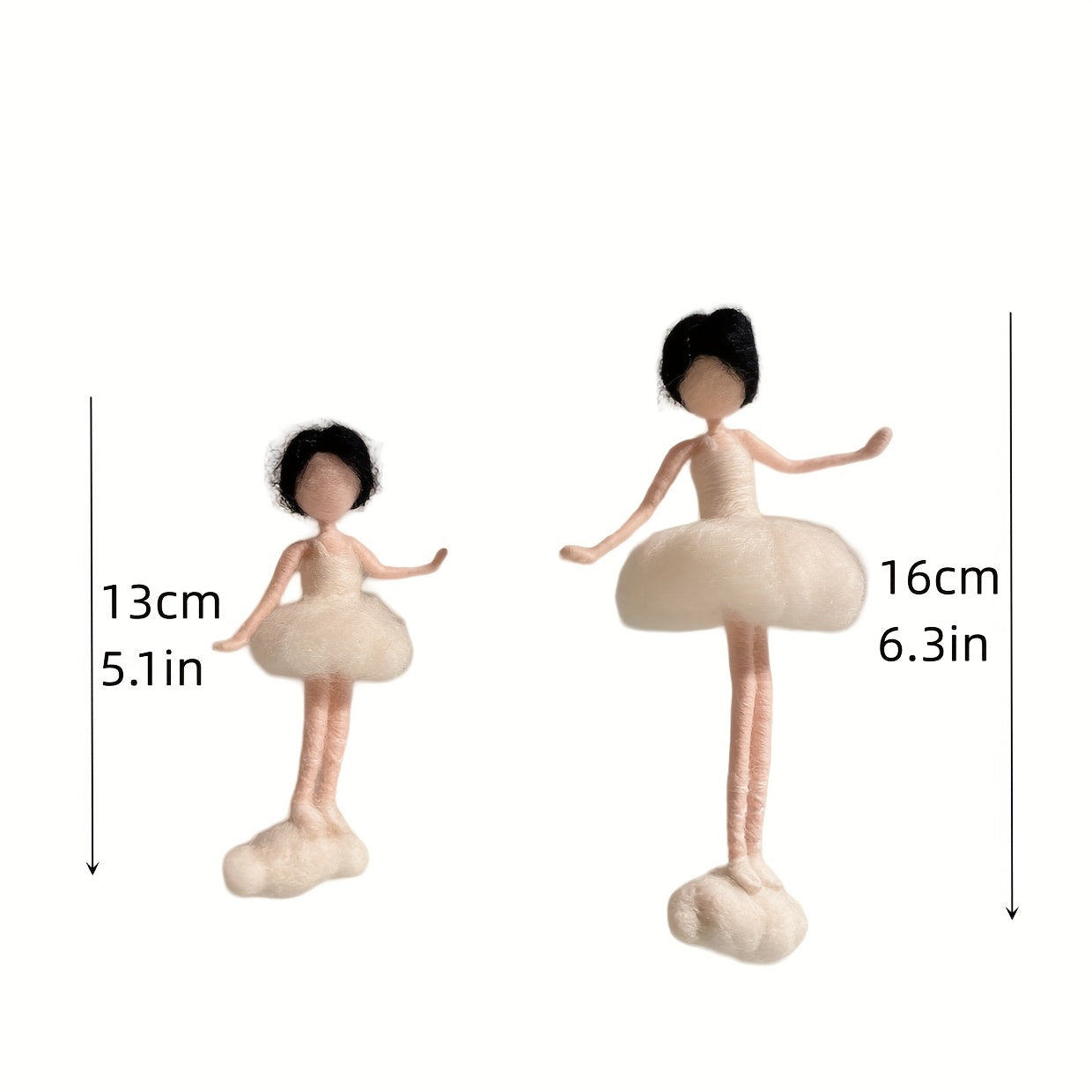 Ballet Girls DIY Wool Felt Gift Package - 2 Styles