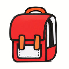 Cartoon Schoolbag Shape Backpack Student Backpack For Kids