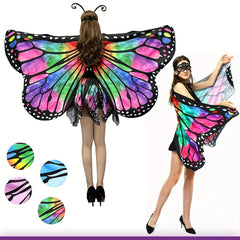 Butterfly Wings Women Butterfly Wings Shawl and Butterfly Skirt