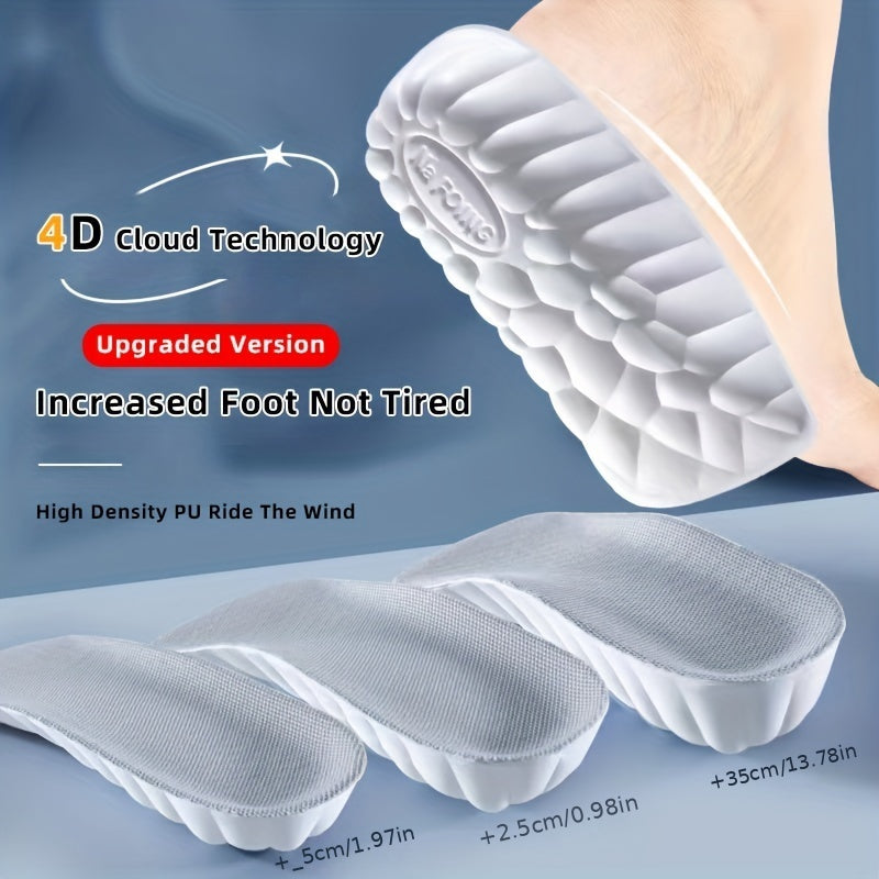 2pcs Height Increase Insoles Flat Feet Arch Support Orthopedic Insoles