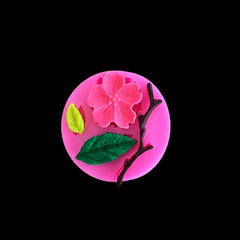 Peach Blossom Silicone Mold for DIY Candles and Crafts