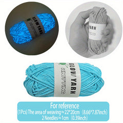 Luminous Braided Thread Grimace Face Mask DIY Knitting