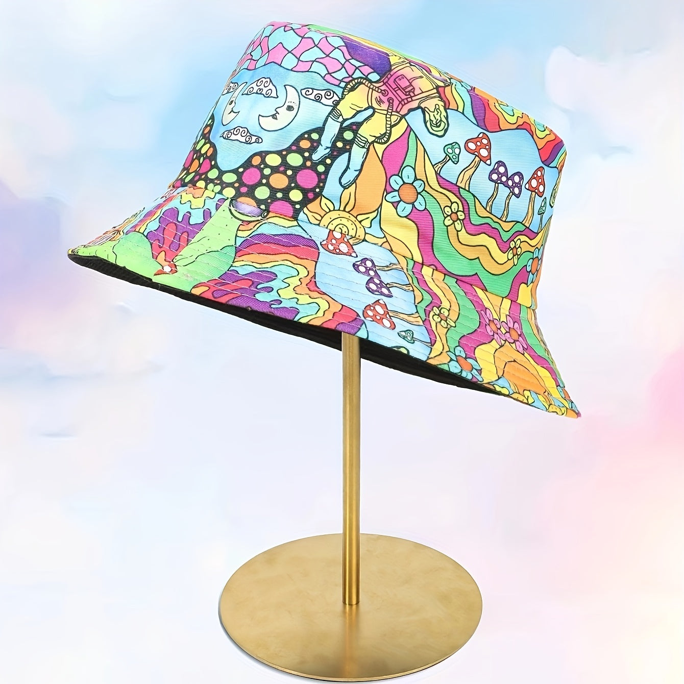Ethnic Style Retro Casual Sunshade Bucket Hat