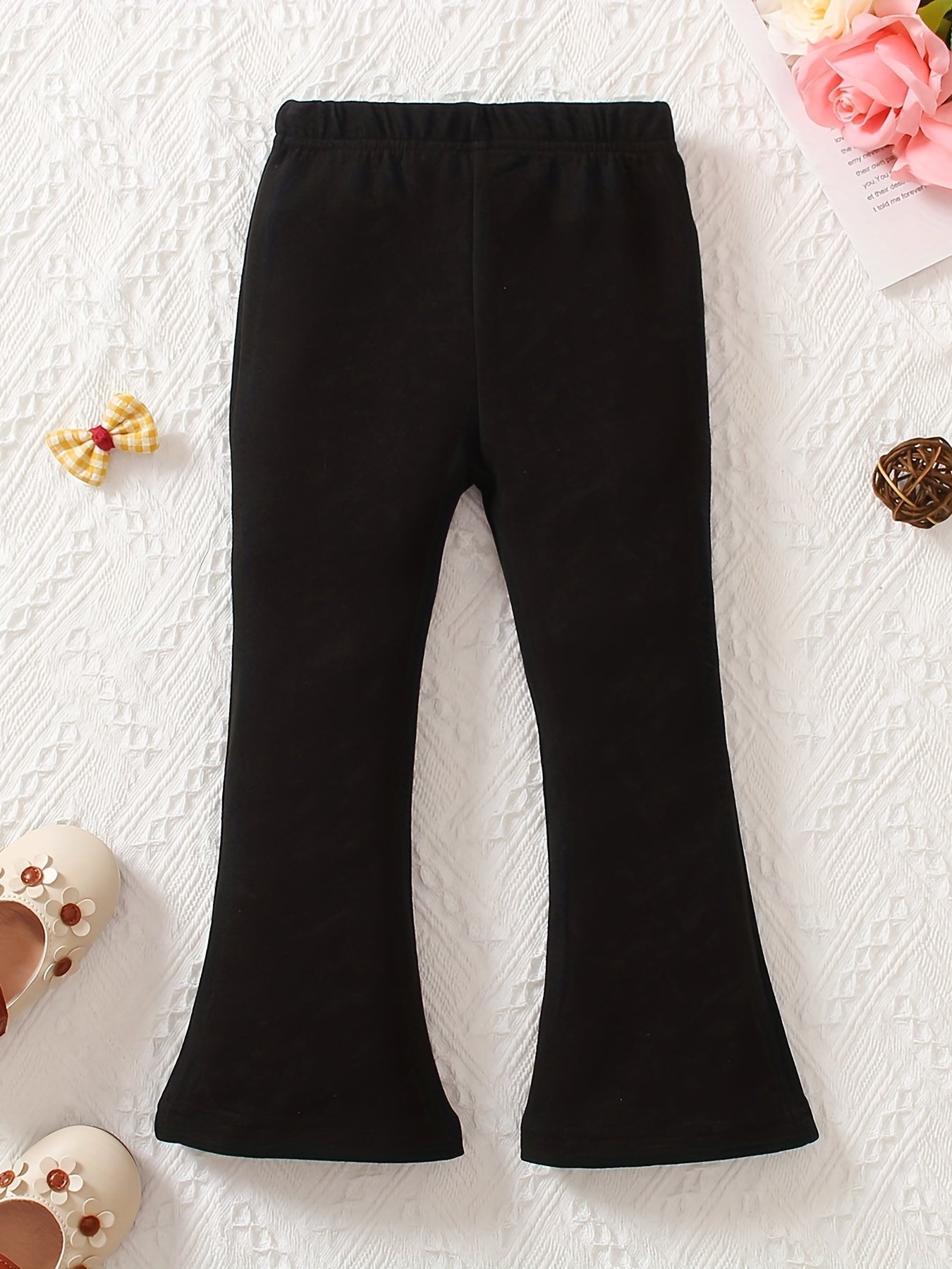 Girls Flared Pants with Bell Bottom for Autumn & Winter