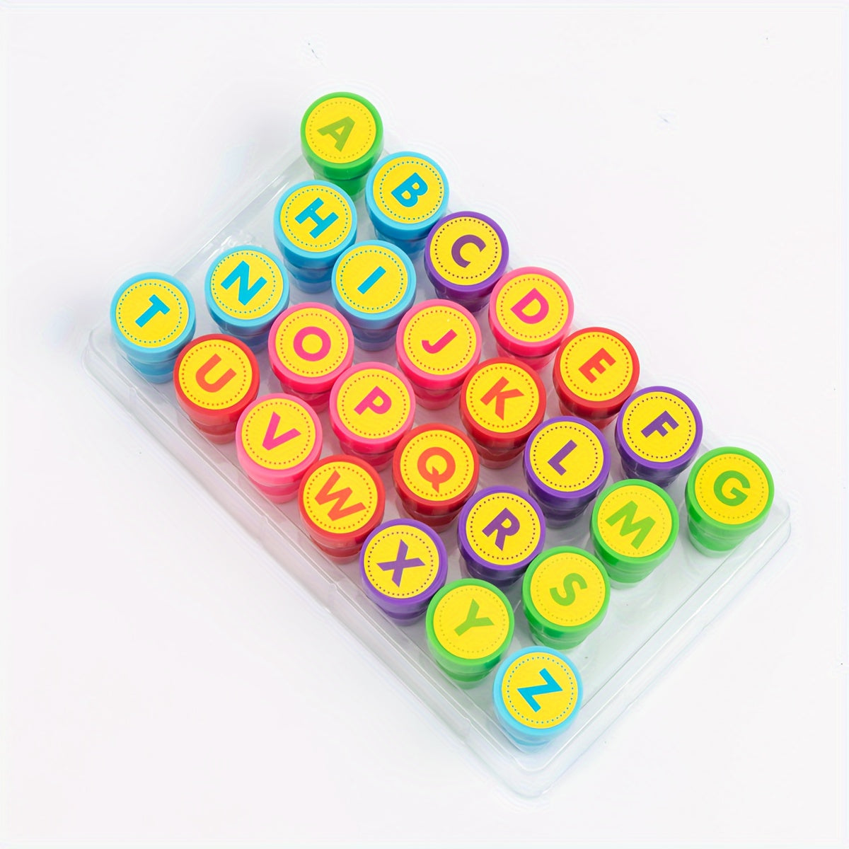 26pcs Student Number Letter Stamps Self Inking Birthday Party Teacher Winter