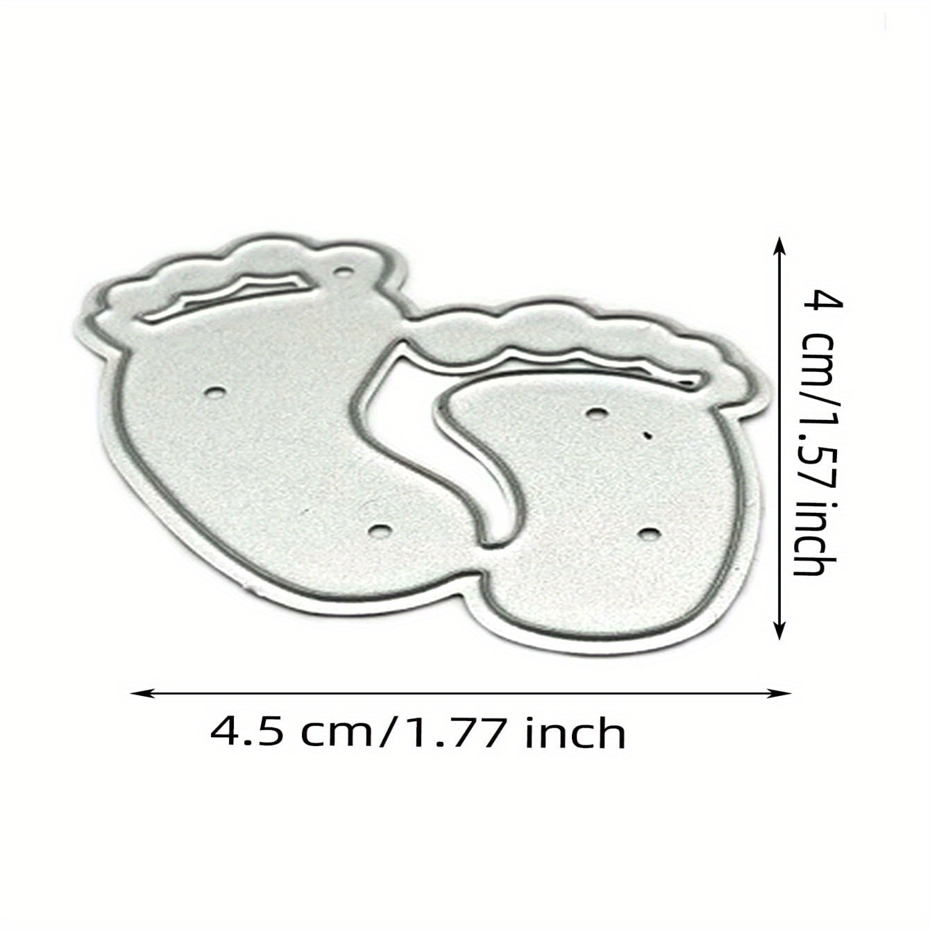 Feet Cutting Dies Metal Embossing Stencils For DIY Scrapbooking Supplies