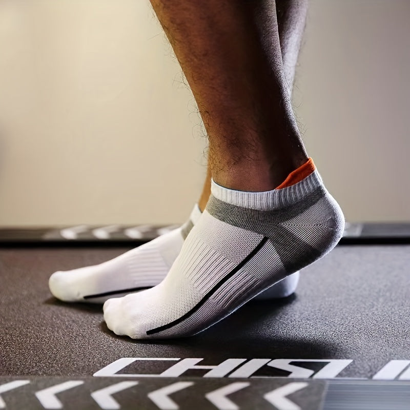 Men's Ankle Socks Breathable Sports Cotton Basketball S