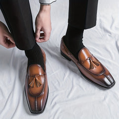 Men's Tassel Loafer Shoes Slip On Comfortable Anti skid Sneakers