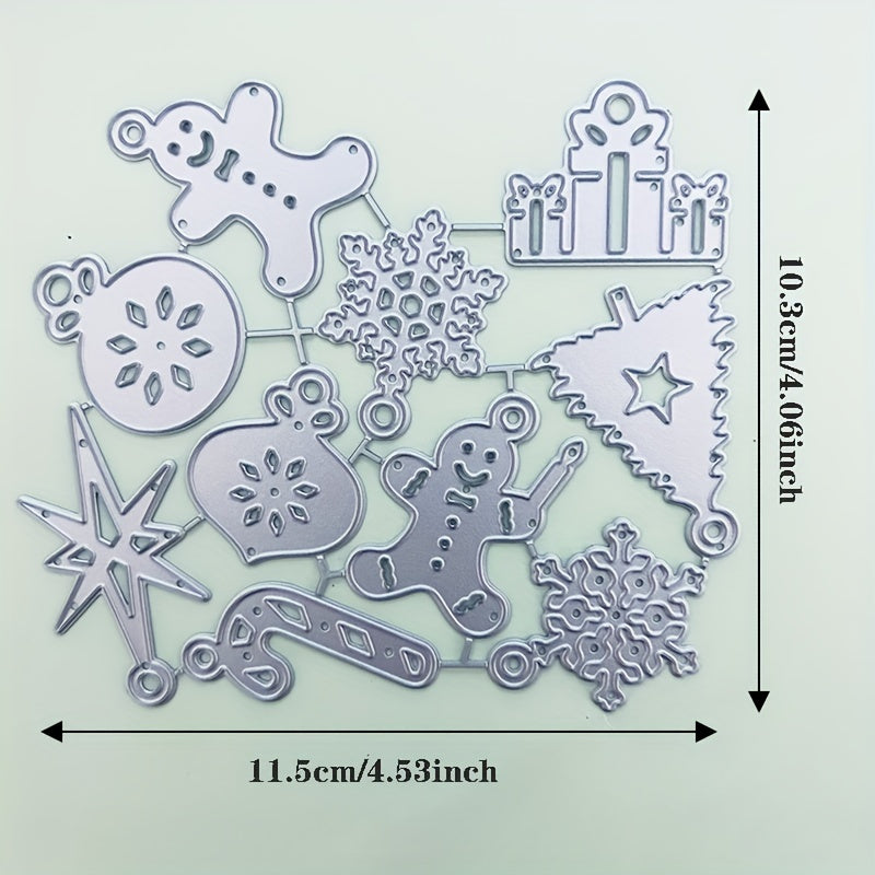 Christmas Elements Metal Die Cuts Card Making Cutting Dies DIY Scrapbooking