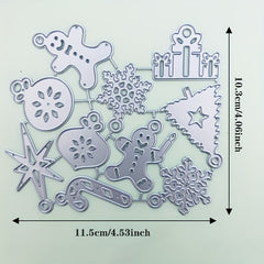 Christmas Elements Metal Die Cuts Card Making Cutting Dies DIY Scrapbooking