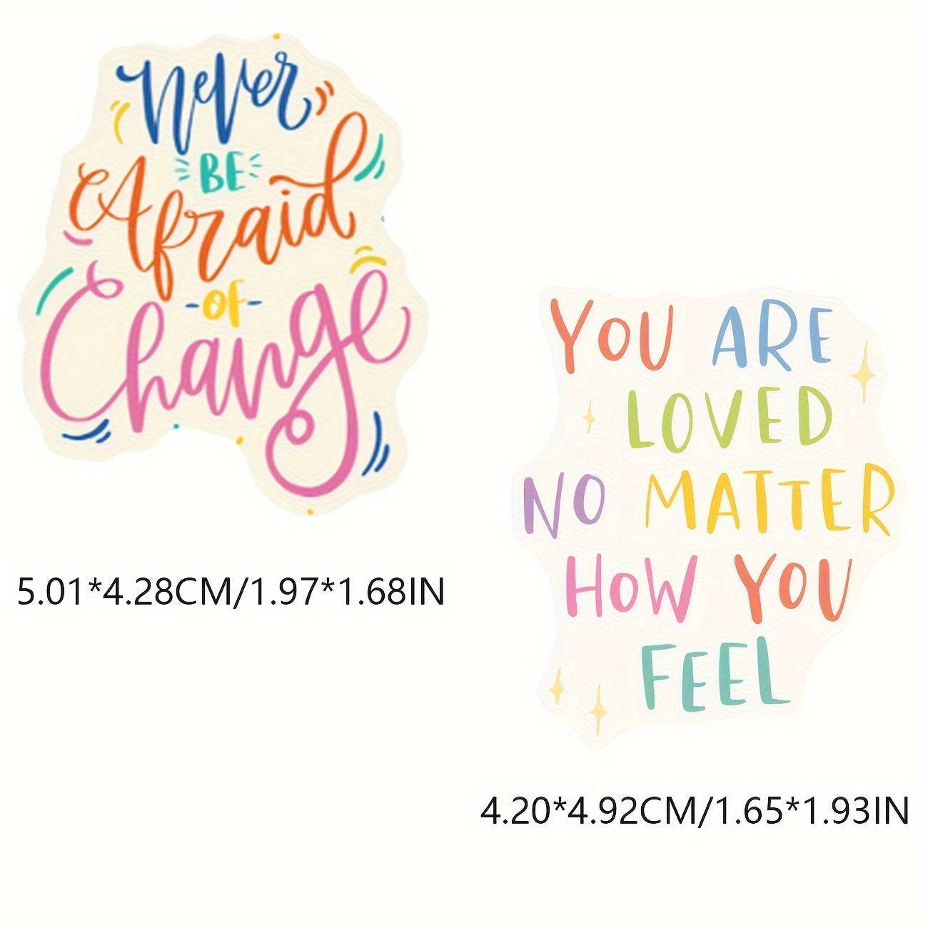 100pcs Waterproof Positive Vinyl Decals for Laptops Water Bottles