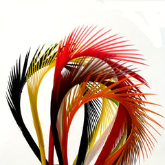 21pcs Colorful Artificial Flies Feather Fly Bait Fishing Tackle Accessories