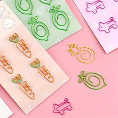 Exotic Carrots Spiral Clips Pack of 4 Randomly Sent