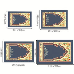 Soft Thick Area Rugs Anti-Fatigue Shag Carpet Non-Slip Washable Entrance