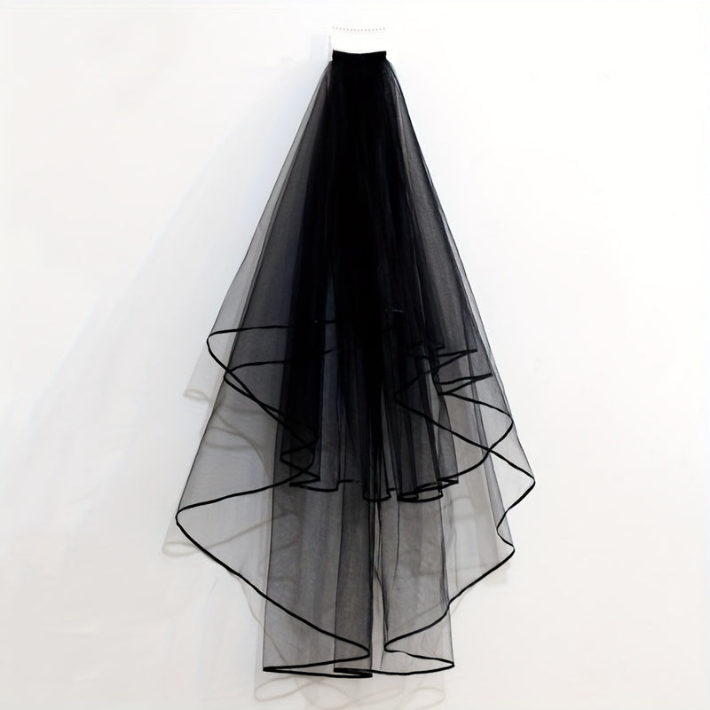 Bride's Wedding Party Headdress Veil