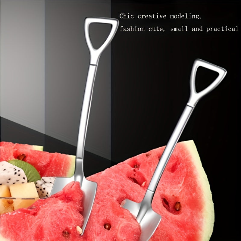 4pcs Stainless Steel Coffee Shovel Spoon for Dessert Mixing