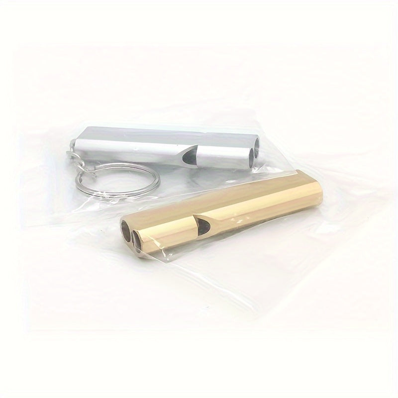 Double Hole Survival Whistle Portable Lifesaving Whistle