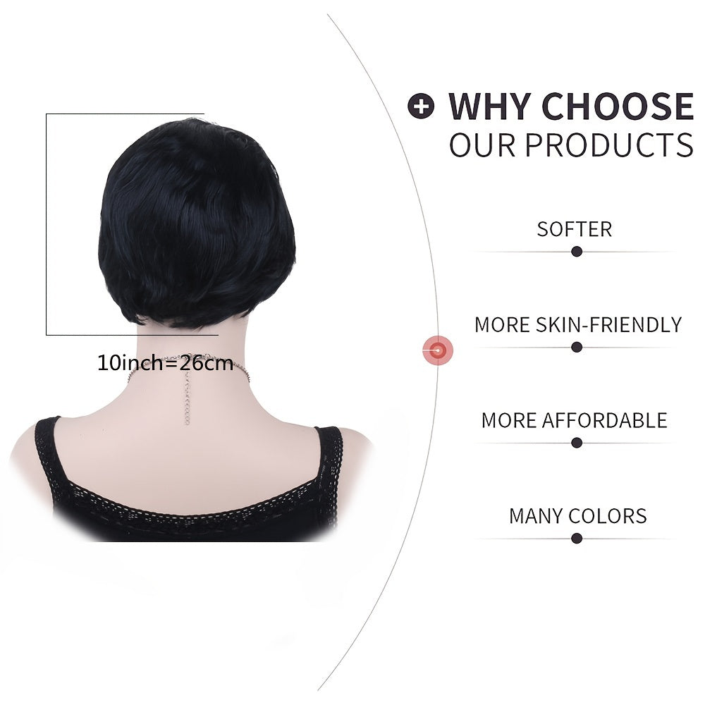 10 Inch Men's Dress Up Wig Party Holiday Chemical Fiber Wig