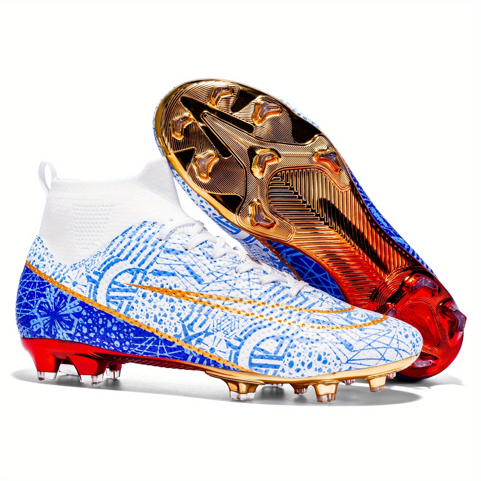 Youth Anti Skid Soccer Cleats, Breathable Training Shoes