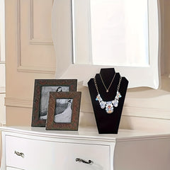 Velvet Jewelry Display Rack Necklace Pendant Earring Ring Display Board