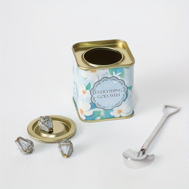 8pcs Closed Metal Storage Jars Medicine Storage Containers
