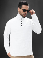 Men's Knitted Turtleneck Sweatshirt for Autumn & Winter