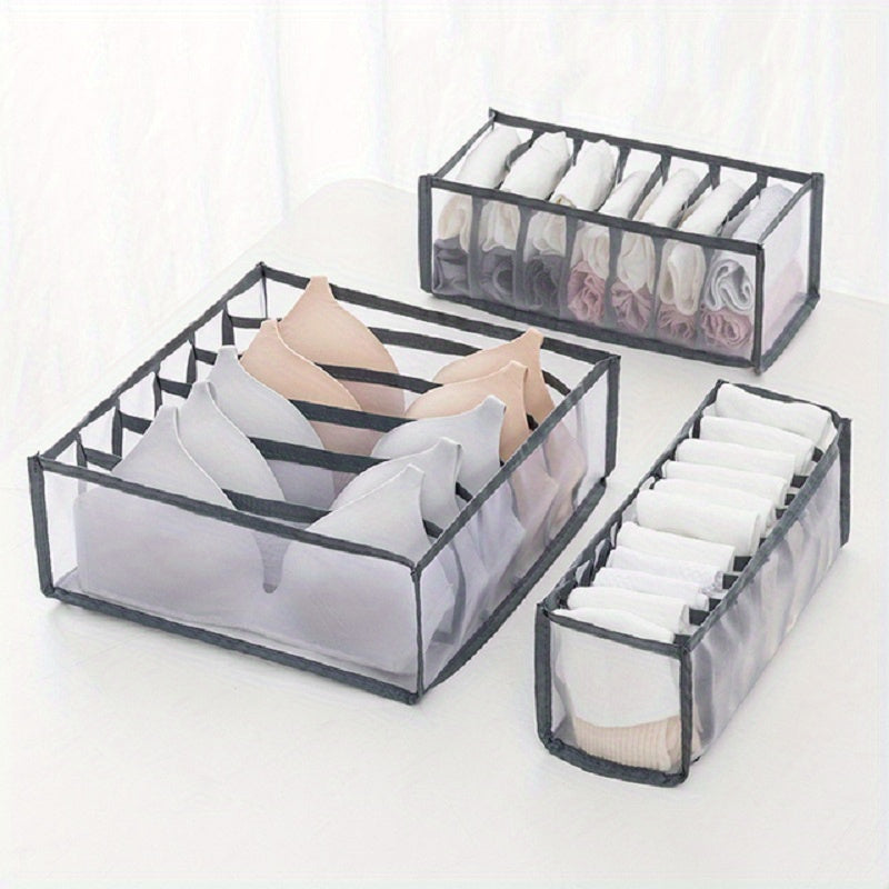 Underwear Drawer Organizer Storage Box Divider Socks Bra