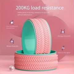 Yoga Massage Roller With Rings Leg Clip Fitness Body Training