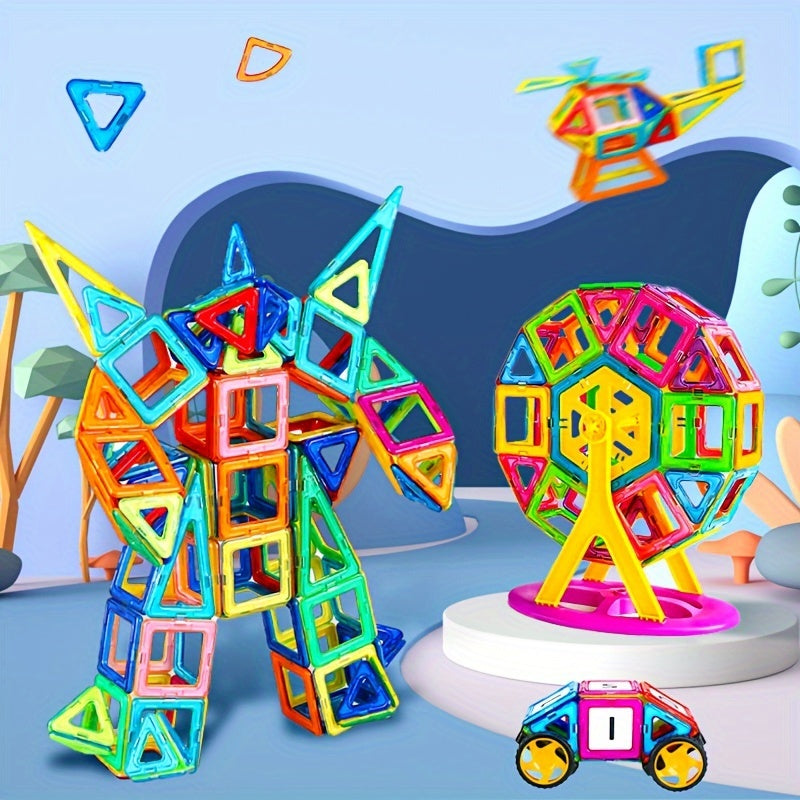 Large Magnetic Building Blocks for Education