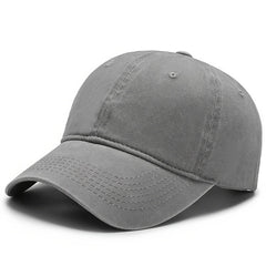 Light Board Baseball Cap Versatile Retro Sunshade Solid Adjustable Cap
