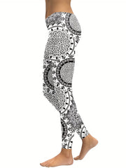 Tribal Pattern Printed Leggings for Women