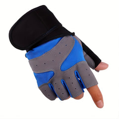Non slip Breathable Half Finger Gloves for Mountaineering Cycling Weightlifting
