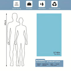 Nano Microfiber Towel With Storage Box Quick Drying Sport Towel