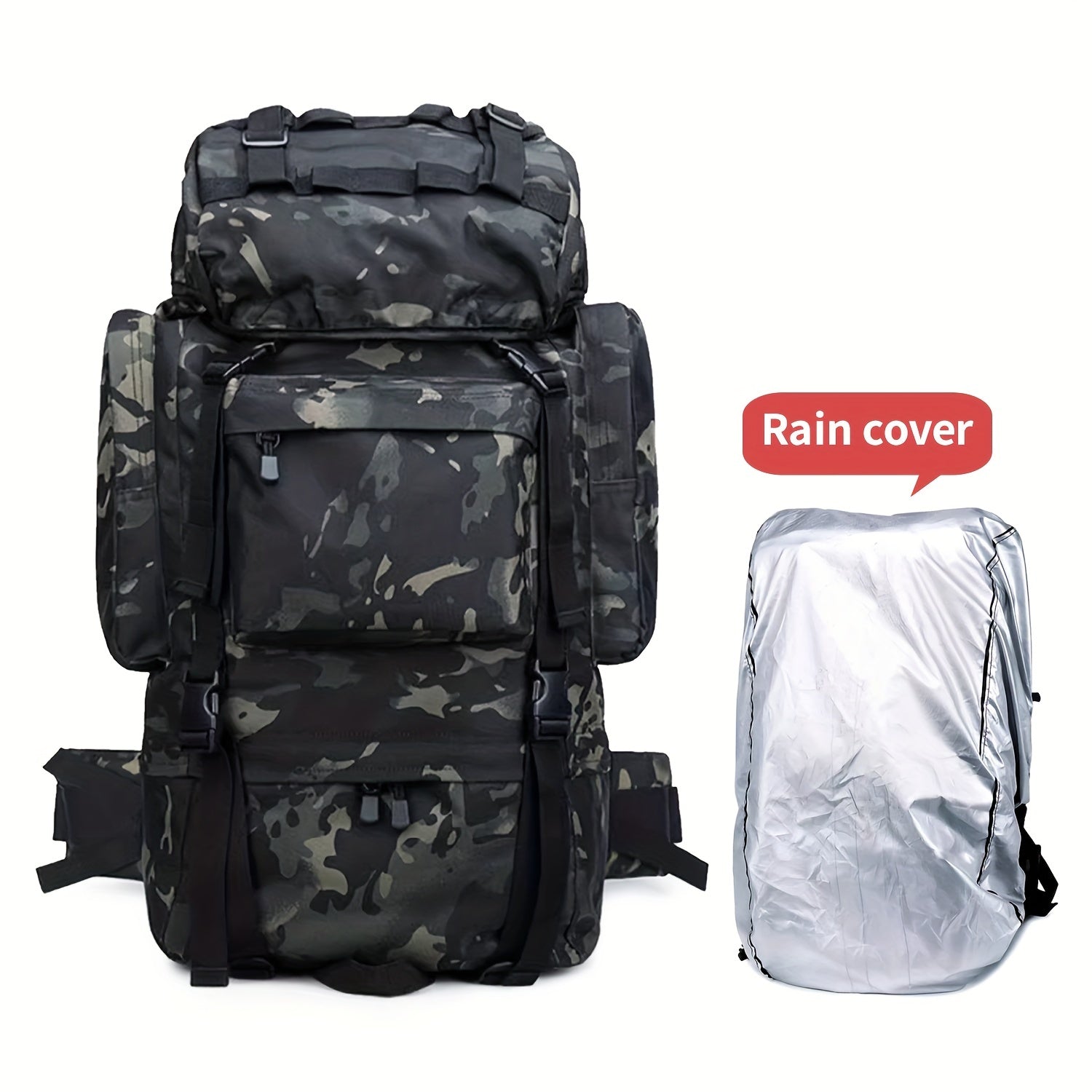 Large Capacity Military Tactical Daypack for Outdoor Camouflage