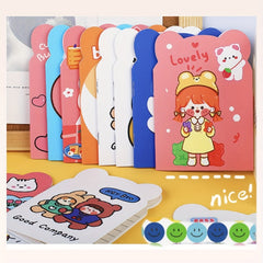 6pcs Mini Memo Notepads 16 Sheets School Supplies Stationery Reward